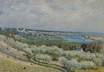 Die Terrasse von Saint-Germain im Frühling